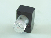 Compact throttle valve with check valve